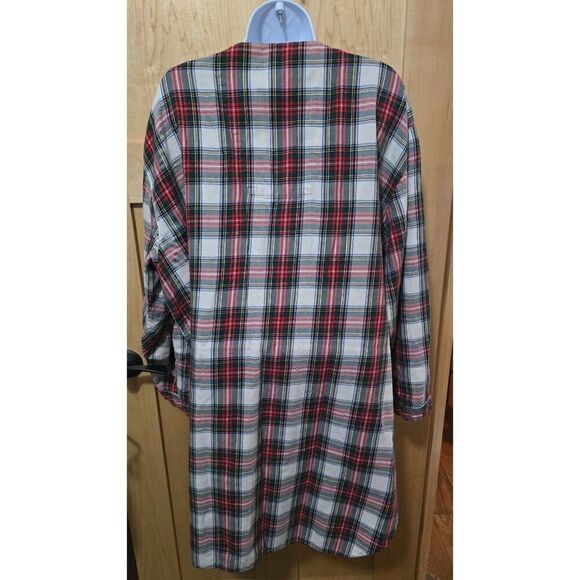 Vintage Mickey Inc Plaid Long Sleeve Tunic With Embroidered Mickey Mouse Design - Picture 5 of 9